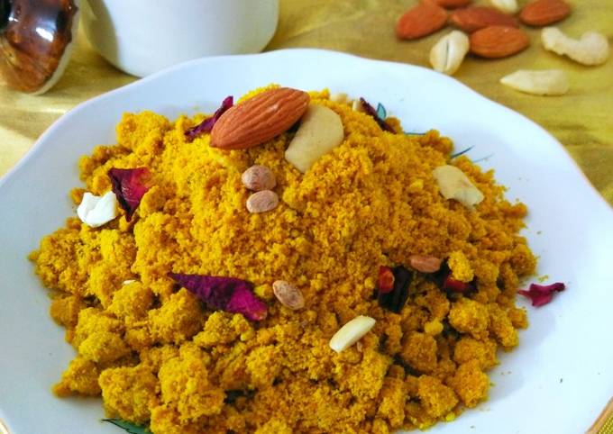 Simple Way to Prepare Thomas Keller Winter special kacchi haldi ki panjiri /raw turmeric panjiri