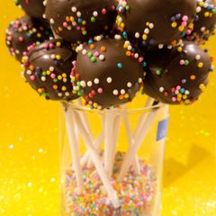 A picture of Chocolate Truffle pops.