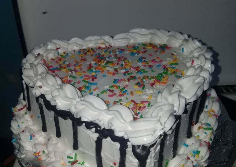Chocolate drip cake #cakedecorationchallenge