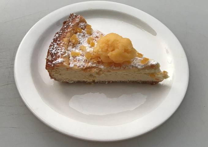 Citrus Cheesecake With Almond Crust