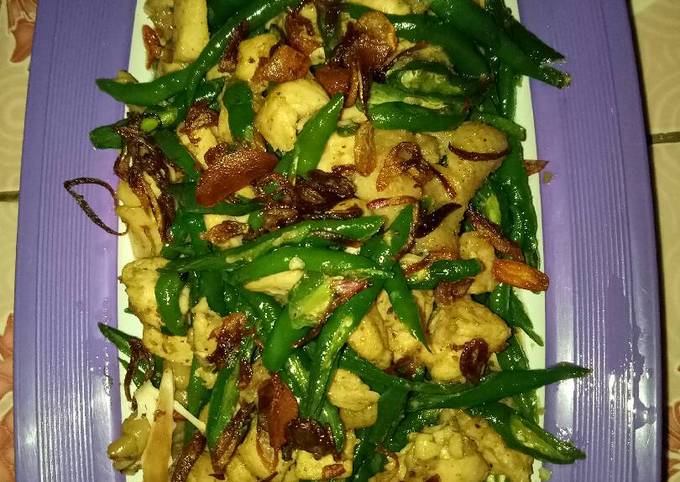 Cara Gampang Menyiapkan Tumis Ayam cabe hijau, Sempurna