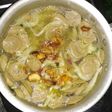 Sup bakso + jamur