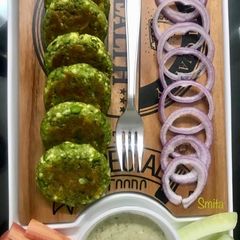 A picture of Fresh Green Chickpeas Kabab.