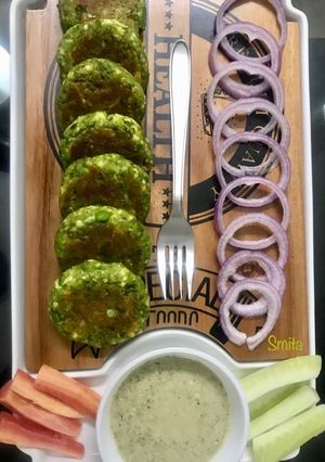 A picture of Fresh Green Chickpeas Kabab.