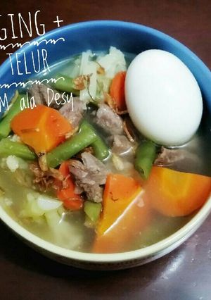 Foto resep Soup Daging ala DEBM #KITABERBAGI