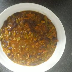 A picture of Bean salad.