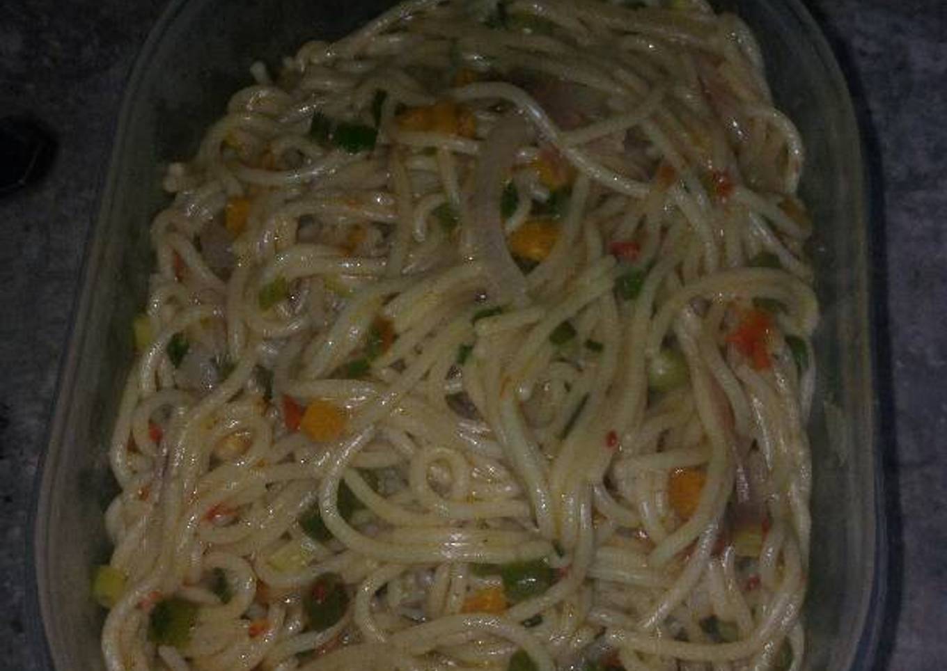 Veggies spaghetti
