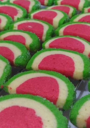 Foto resep Watermelon cookies