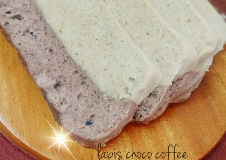 Lapis Choco Coffee Putih Telur