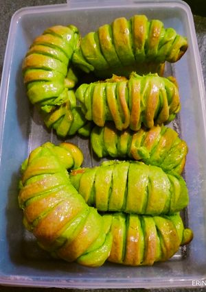 Foto resep Roti pandan isi