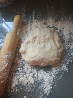 Una foto de Masa de pizza buenísima!!