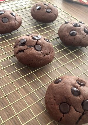 Una foto de Galletas de brownie