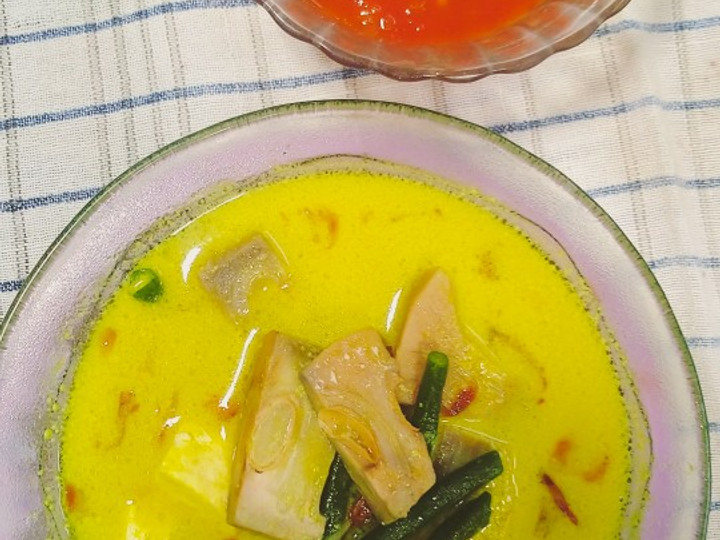 Resep Gulai nangka &amp;amp; sambel klonyom (sambel tomat) yang Lezat