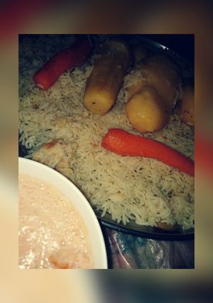 صورة لوصفة ارز بالخضار