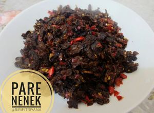 Foto resep Pare Nenek (Gurih, pedes, manis, dan gak pahit sama sekali)