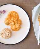 Pollo al curry con arroz integral