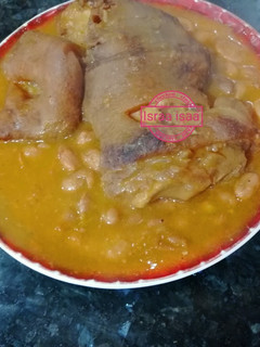 صورة لوصفة لوبيا حمرا بالكرعين 🐄🐂