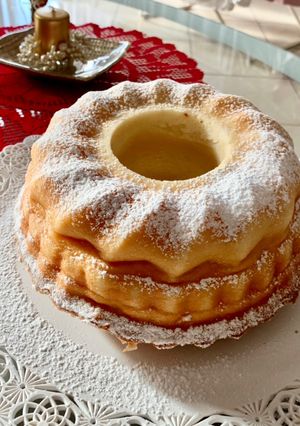 Foto di Ciambella di albumi all’arancio