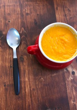 Una foto de Sopa licuada de Zanahoria