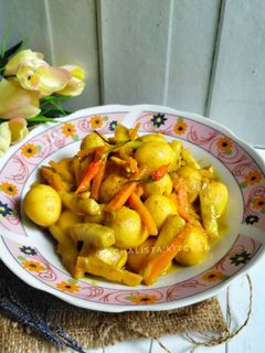 Foto resep Telur Puyuh Acar Kuning