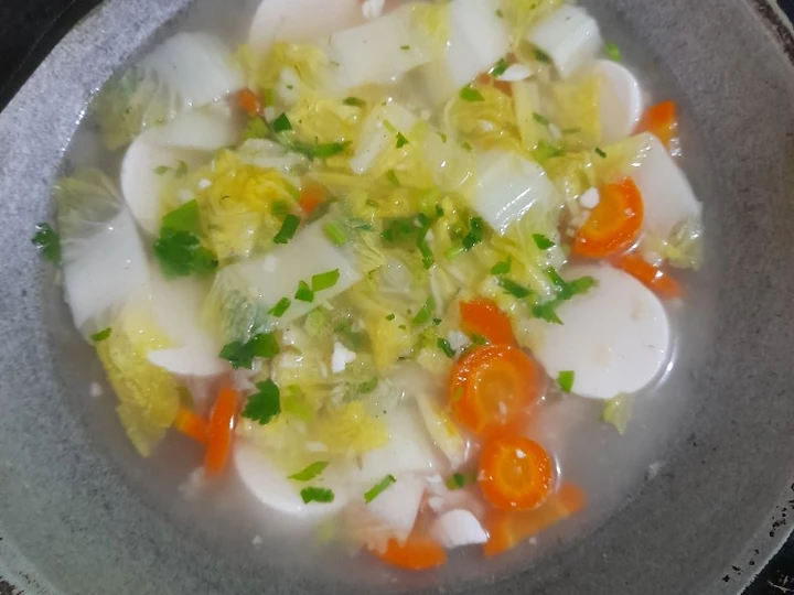 Langkah Gampang Membuat Resep Soup Tofu pelangi yang Sempurna Anti Ribet, Mantap