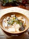 Sup Tauco Jepang = Homemade Miso Soup (dgn Homemade Kaldu Dashi)