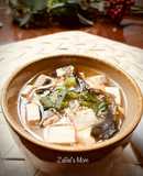 Sup Tauco Jepang = Homemade Miso Soup (dgn Homemade Kaldu Dashi)