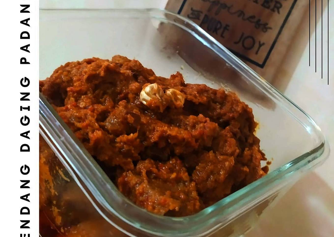 Rendang daging padang