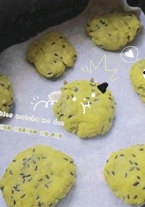 Hình của món Bánh quy matcha mè đen (nckd).