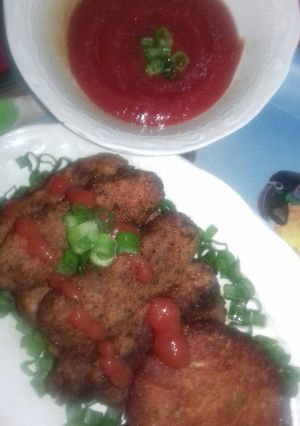 صورة لوصفة الهمبرجر والكفته بالفراخ