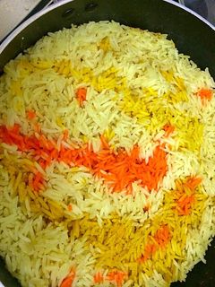 صورة لوصفة طريقة عمل رز بخاري ملون