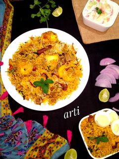 एग बिरयानी (egg biryani recipe in Hindi) रेसिपी मुख्य फोटो