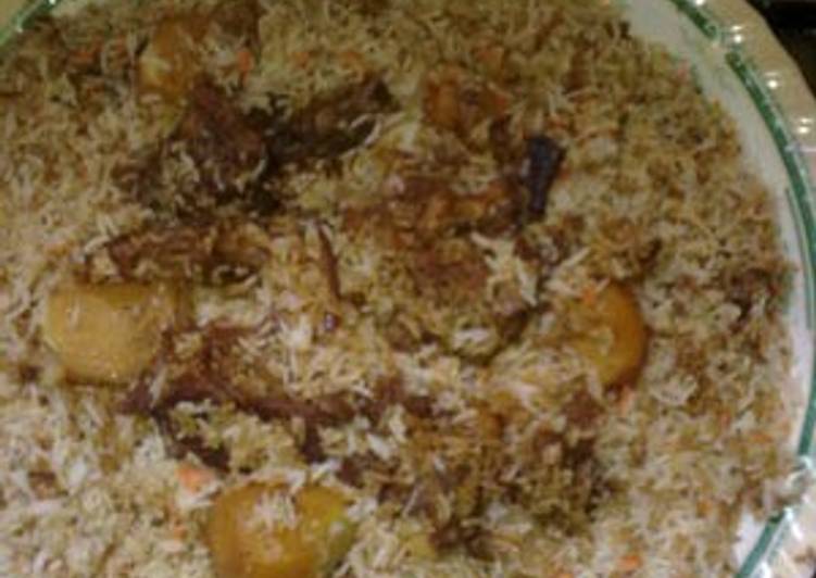 الزربيان العدني على اصوله 👍