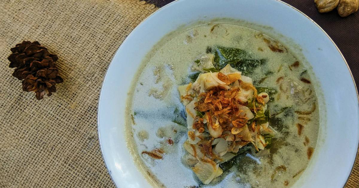 Resep Jangan Gori Dong So Sayur Nangka Muda Daun Melinjo Oleh Raoseco Cemilan Cookpad