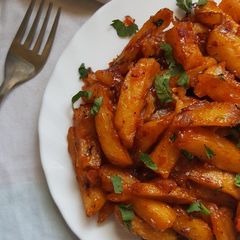 A picture of Kenyan Chips Masala.