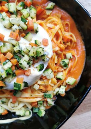 Pasta mit Burrata Rezepthauptbild