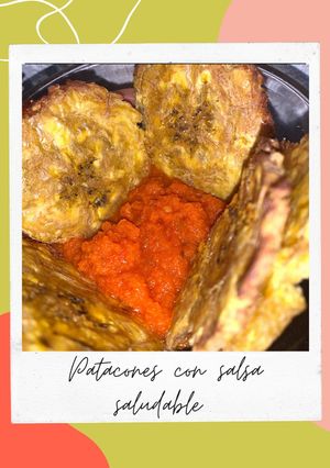 Foto principal de Patacones con salsa saludables