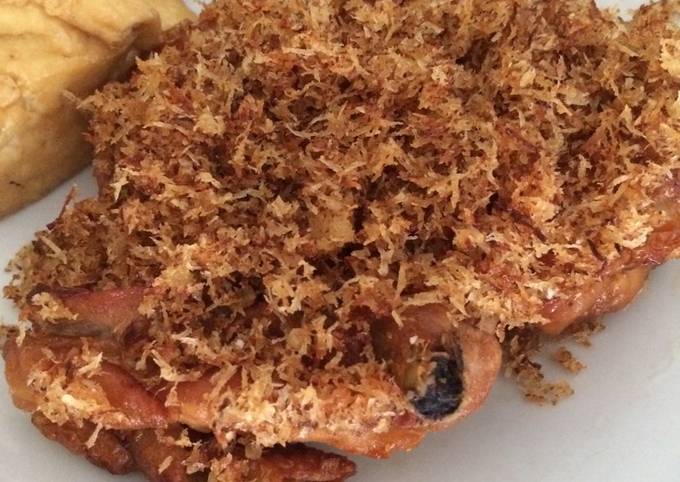 Resep: Ayam goreng serundeng kelapa Yang Enak