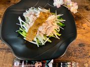 A picture of tahini chicken