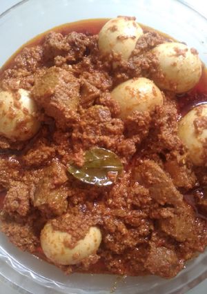 Foto resep Rendang daging sapi + telor ayam