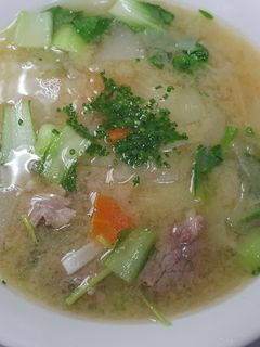 蔬菜豬肉味噌湯(簡易無敵版) 的食譜成品照片