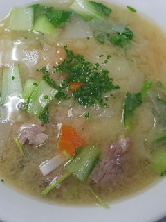 蔬菜豬肉味噌湯(簡易無敵版) 的食譜成品照片