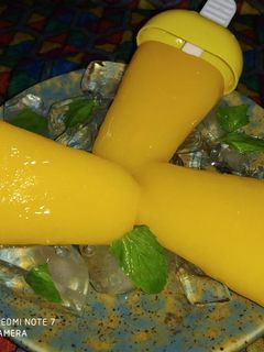 A picture of Mango popsicle.