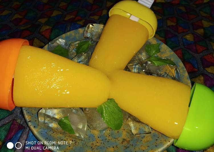 Recipe of Favorite Mango popsicle