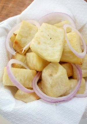 A picture of Fried yam.