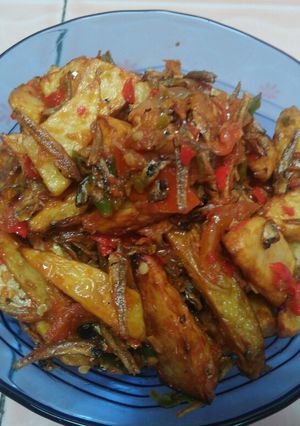 Foto resep Balado Teri Kentang
