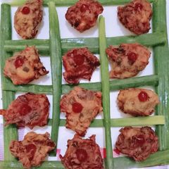 A picture of Onion bhajiya.