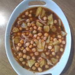 A picture of Chana chaat.