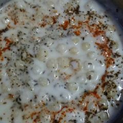 A picture of Boondi raita.