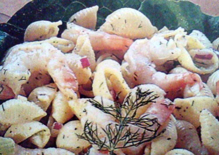 Recipe of Super Quick Homemade Shrimp pasta salad